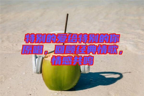 特別的愛(ài)給特別的你原唱，回顧經(jīng)典情歌，情感共鳴