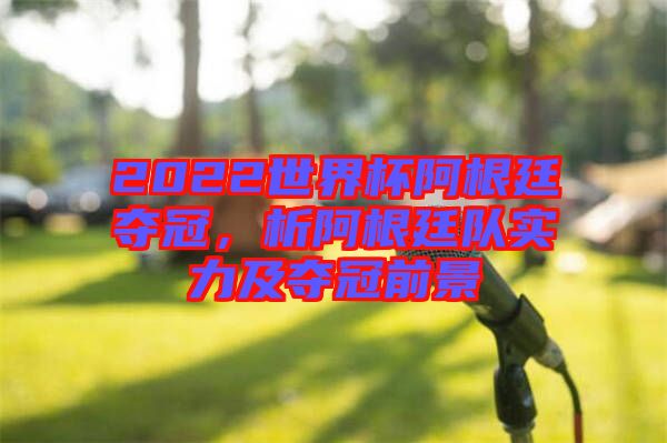 2022世界杯阿根廷奪冠，析阿根廷隊(duì)實(shí)力及奪冠前景