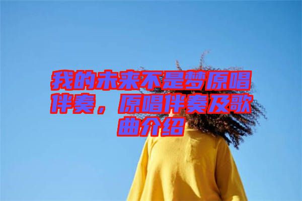 我的未來不是夢原唱伴奏，原唱伴奏及歌曲介紹
