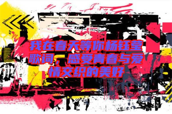 我在春天等你楊鈺瑩歌詞，感受青春與愛(ài)情交織的美好