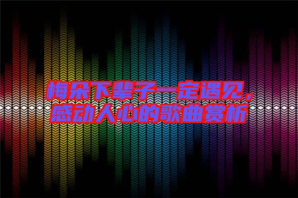 梅朵下輩子一定遇見，感動人心的歌曲賞析