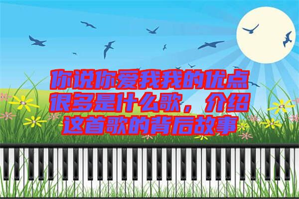 你說你愛我我的優(yōu)點很多是什么歌，介紹這首歌的背后故事