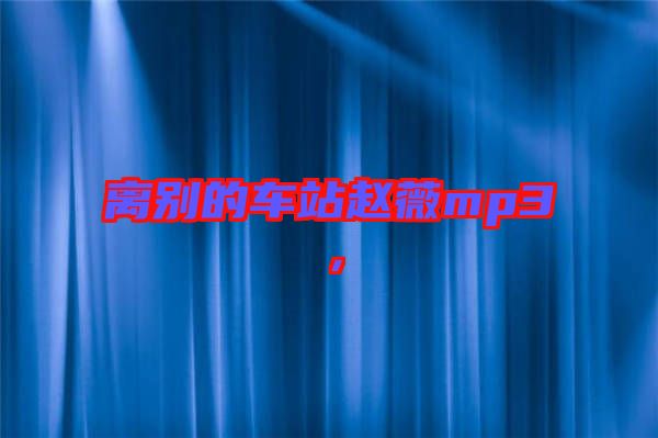 離別的車站趙薇mp3，
