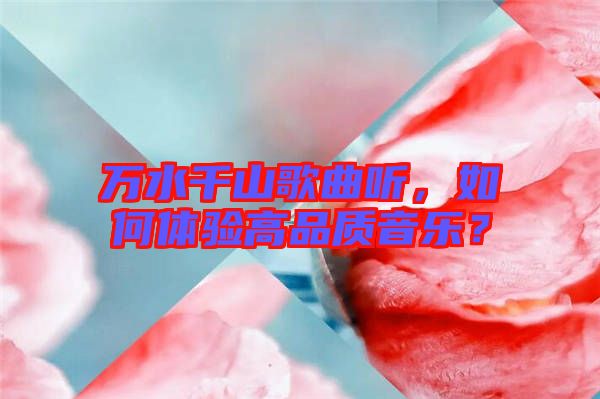 萬水千山歌曲聽，如何體驗高品質(zhì)音樂？