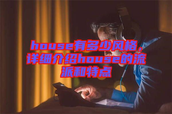 house有多少風(fēng)格，詳細(xì)介紹house的流派和特點