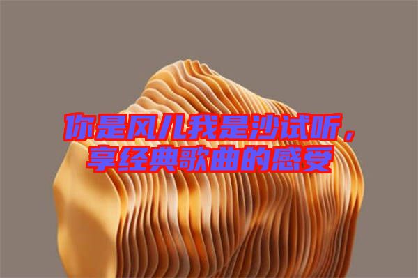 你是風(fēng)兒我是沙試聽(tīng)，享經(jīng)典歌曲的感受
