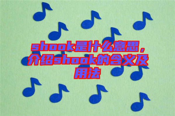shook是什么意思，介紹shook的含義及用法