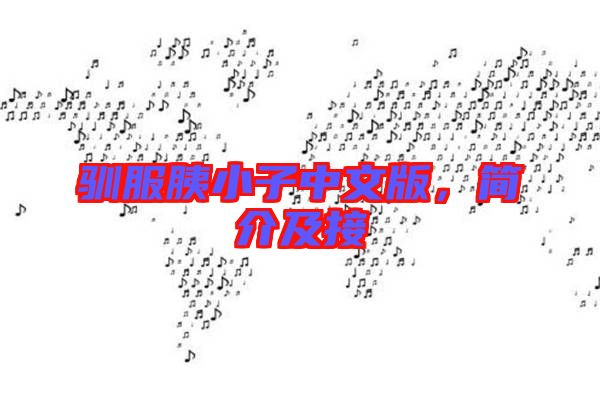 馴服胰小子中文版，簡介及接