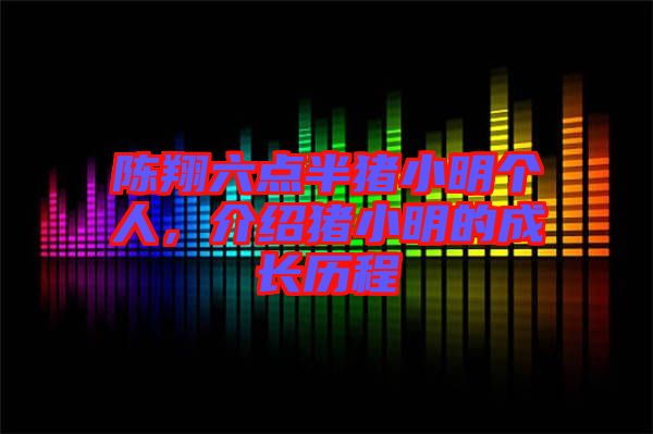 陳翔六點(diǎn)半豬小明個人，介紹豬小明的成長歷程