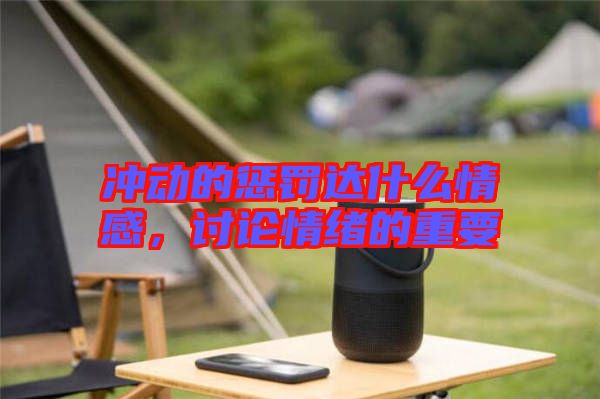 沖動的懲罰達(dá)什么情感，討論情緒的重要