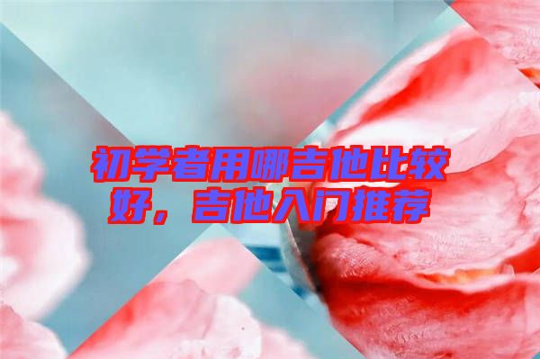 初學者用哪吉他比較好，吉他入門推薦