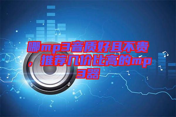 哪mp3音質好且不貴，推薦幾價比高的mp3器