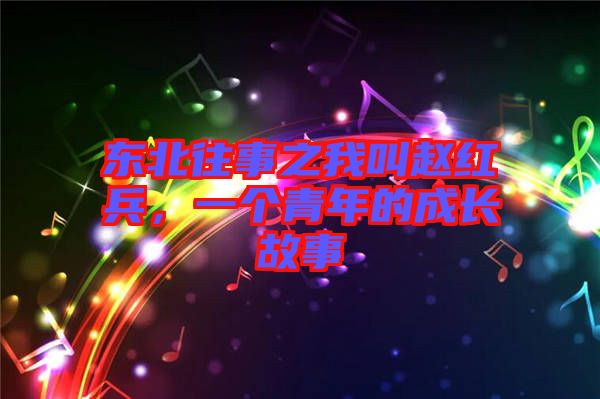 東北往事之我叫趙紅兵，一個青年的成長故事