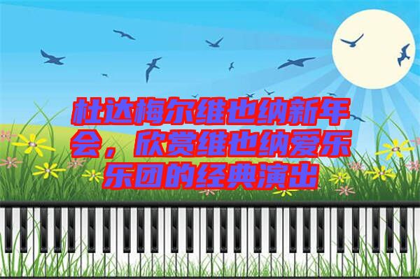 杜達梅爾維也納新年會，欣賞維也納愛樂樂團的經(jīng)典演出