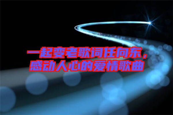 一起變老歌詞任向東，感動(dòng)人心的愛情歌曲