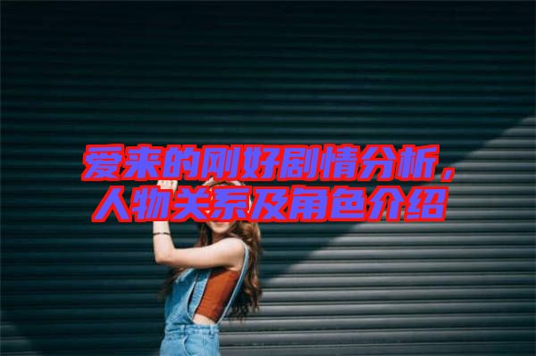愛(ài)來(lái)的剛好劇情分析，人物關(guān)系及角色介紹