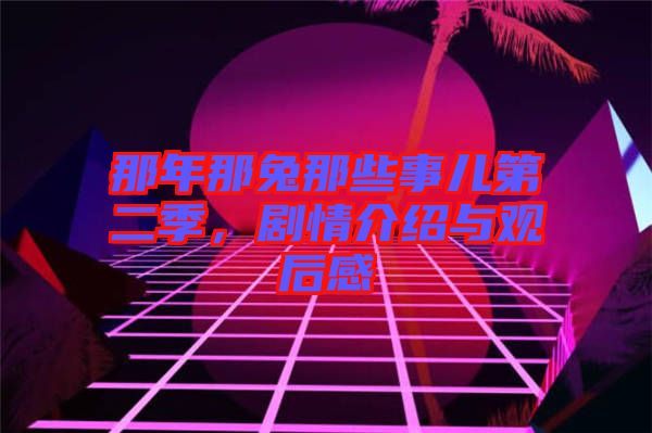 那年那兔那些事兒第二季，劇情介紹與觀后感