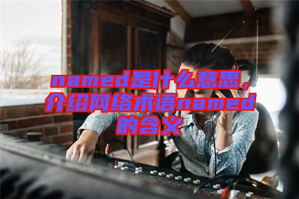 named是什么意思，介紹網(wǎng)絡(luò)術(shù)語(yǔ)named的含義