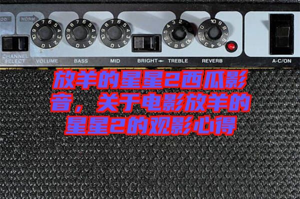 放羊的星星2西瓜影音，關(guān)于電影放羊的星星2的觀影心得