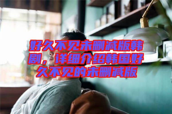 好久不見未刪減版韓劇，詳細(xì)介紹韓國好久不見的未刪減版