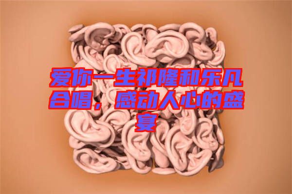 愛你一生祁隆和樂凡合唱，感動(dòng)人心的盛宴