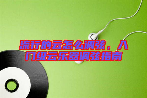流行的云怎么調(diào)弦，入門級云樂器調(diào)弦指南