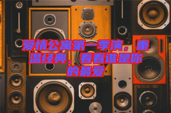 愛情公寓第一季演，重溫經(jīng)典，看看誰是你的最愛