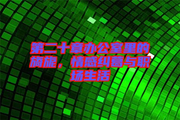 第二十章辦公室里的旖旎，情感糾葛與職場(chǎng)生活