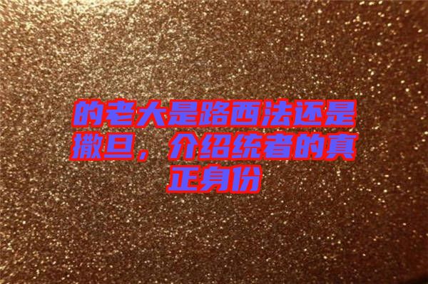 的老大是路西法還是撒旦，介紹統(tǒng)者的真正身份