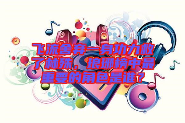 飛流舍棄一身功力救了林殊，瑯琊榜中最重要的角色是誰？