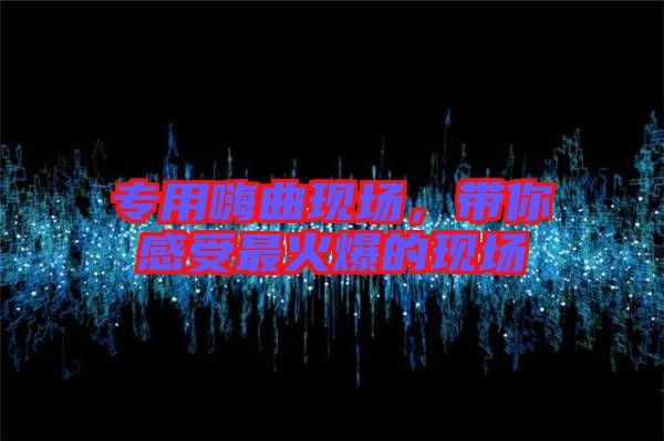 專用嗨曲現場，帶你感受最火爆的現場