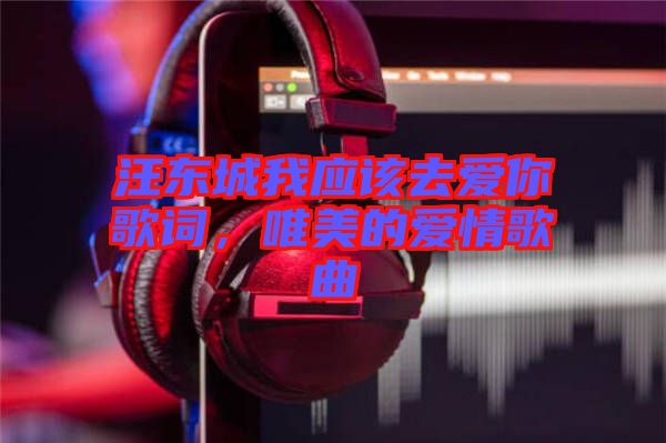 汪東城我應(yīng)該去愛你歌詞，唯美的愛情歌曲