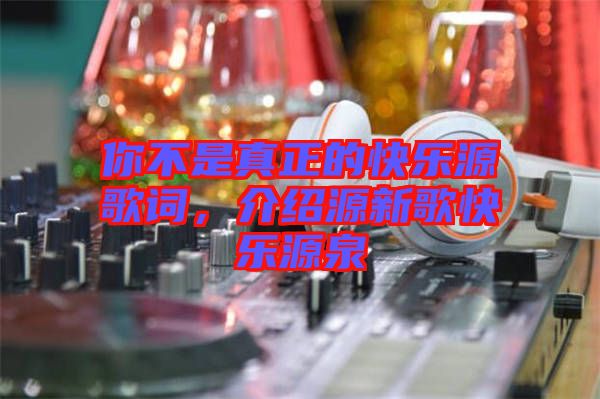 你不是真正的快樂源歌詞，介紹源新歌快樂源泉