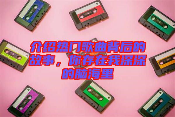 介紹熱門歌曲背后的故事，你存在我深深的腦海里