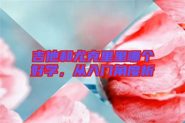 吉他和尤克里里哪個好學，從入門角度析