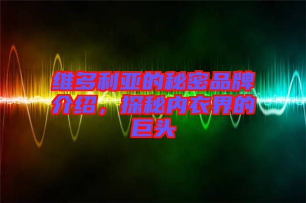 維多利亞的秘密品牌介紹，探秘內(nèi)衣界的巨頭