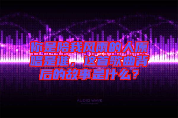 你是陪我風(fēng)雨的人原唱是誰(shuí)，這首歌曲背后的故事是什么？