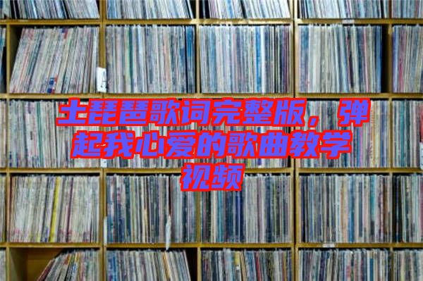 土琵琶歌詞完整版，彈起我心愛的歌曲教學(xué)視頻