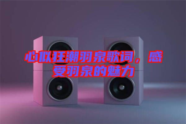 心似狂潮羽泉歌詞，感受羽泉的魅力