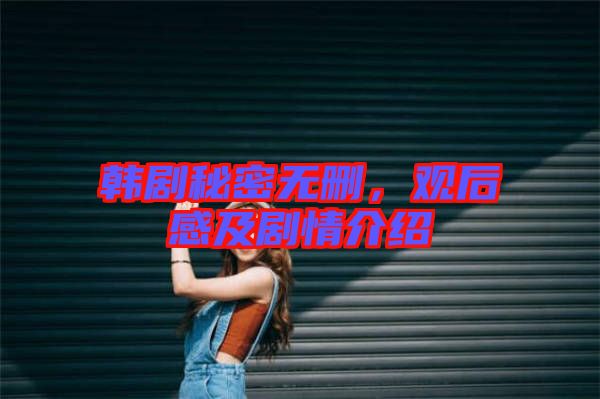 韓劇秘密無刪，觀后感及劇情介紹