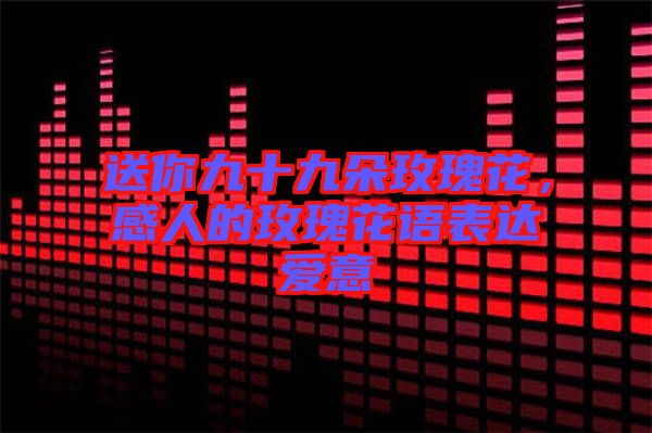送你九十九朵玫瑰花，感人的玫瑰花語表達(dá)愛意