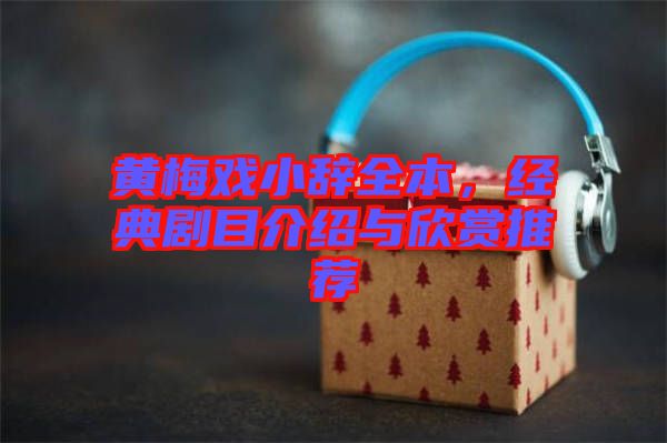黃梅戲小辭全本，經(jīng)典劇目介紹與欣賞推薦