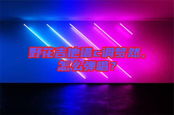 野花吉他譜c調(diào)夢(mèng)然，怎么彈唱？